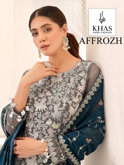 AFFROZH BY KHAS  HEAVY EMBROIDERY SALWAR KAMEEZ EXPORTER IN INDIA